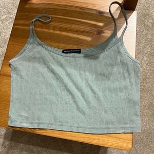 Brandy Melville Sage Green Tank Top
